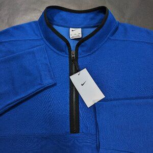 Nike Sweatshirt Men`s Size 2XL Blue Golf 1/4 Zip Performance DX6702-431 Sweater